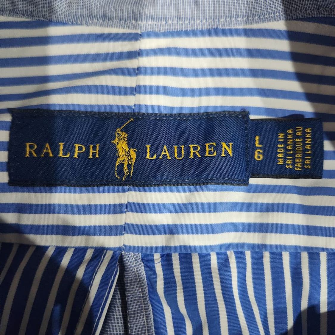 [남L]폴로랄프로렌 스카이블루 패치워크 셔츠[Y64-148] 상품이미지8