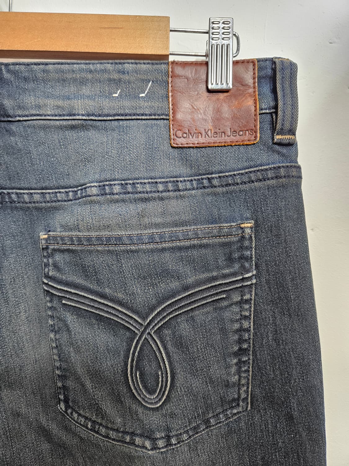 캘빈클라인 레귤러 슬림핏 워싱 스판 데님팬츠 상품이미지9