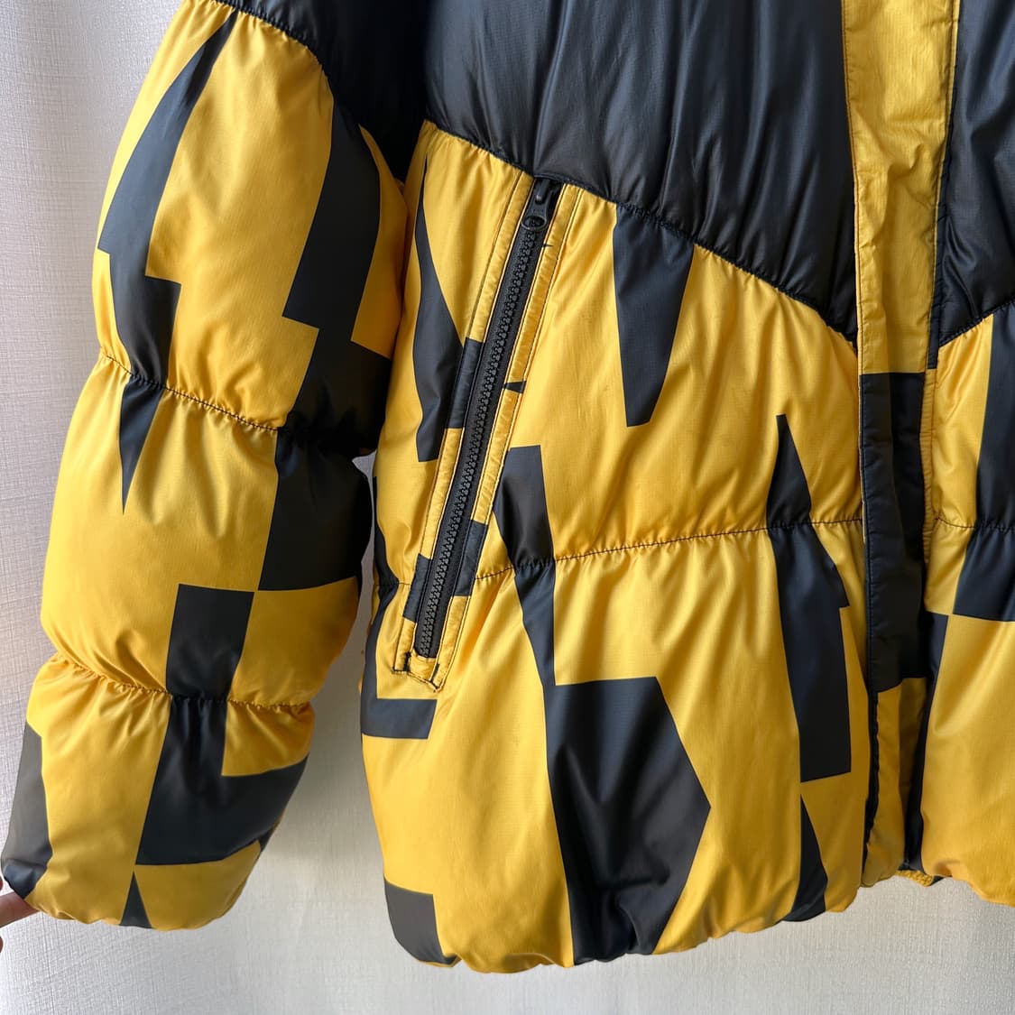 나이키 NSW 시즈널 필 다운 자켓 옐로우 블랙 M 상품이미지4