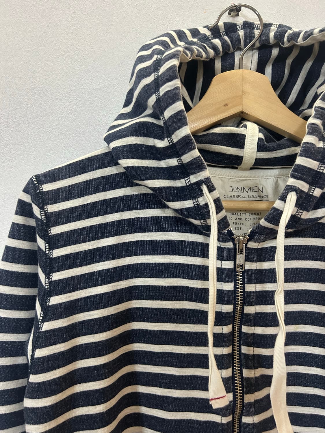 Stripe Hoodie zip-up 상품이미지3