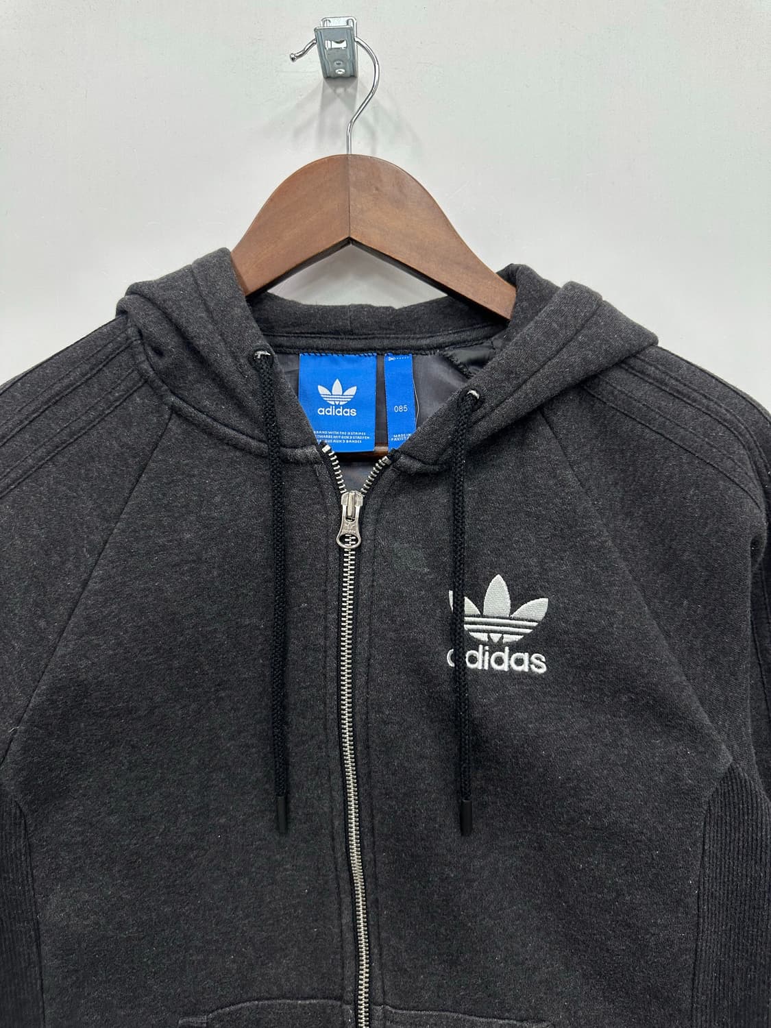 아디다스 차콜 후드집업  상품이미지2