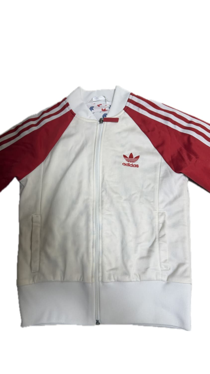 아디다스 흰빨져지 흰색빨강 레드 상품이미지1