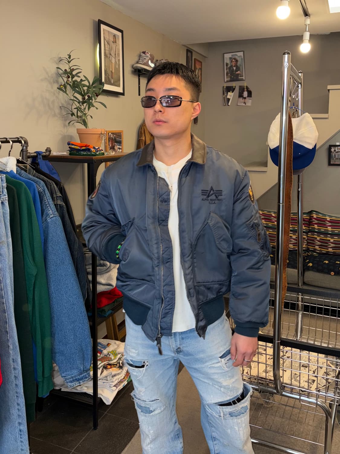 Alpha Industries CWU-45 patch USA flight 상품이미지3