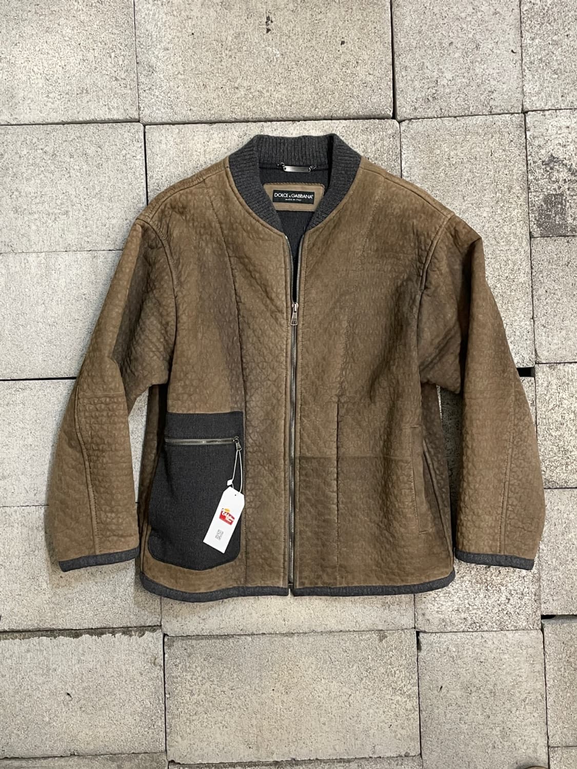 돌체앤가바나 스웨이드 봄버 자켓 상품이미지1