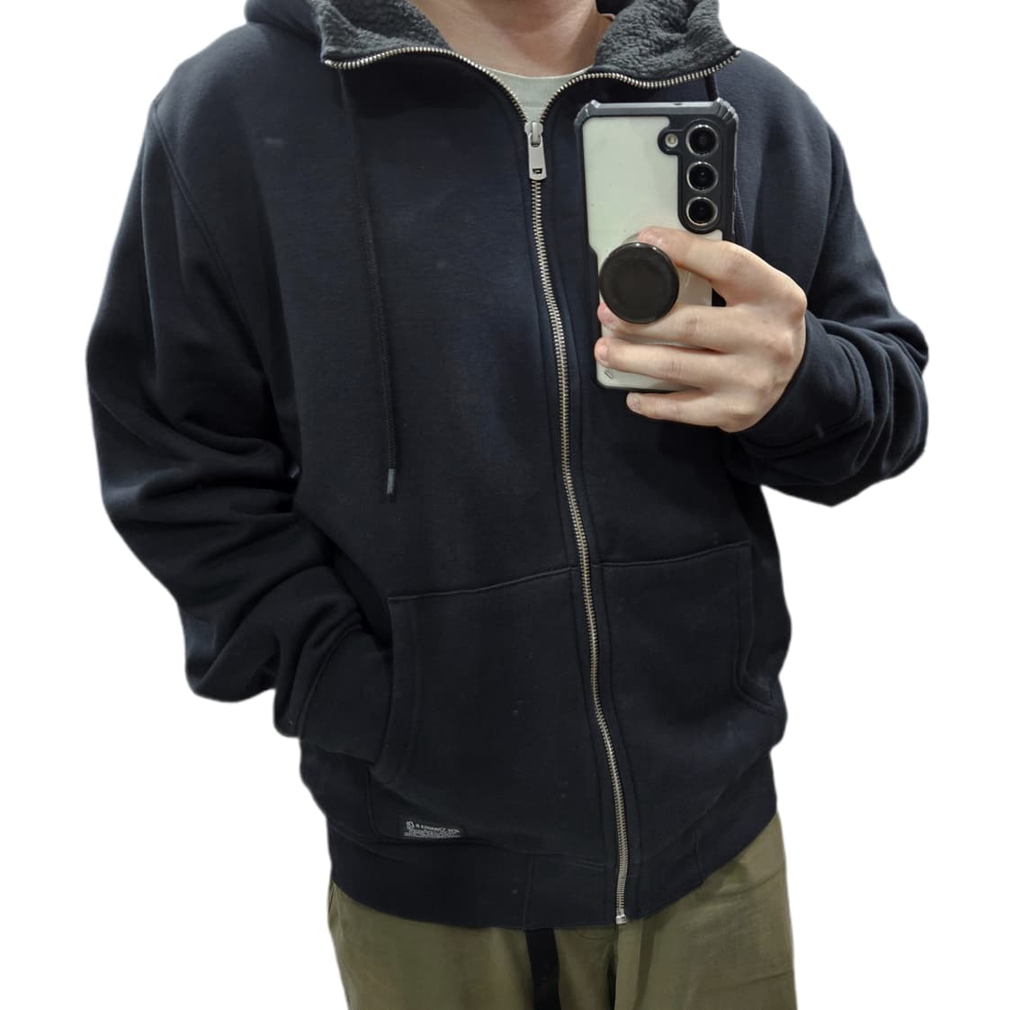 컨디션A 리바이스 양털기모 안감 후드집업 M 95-100 상품이미지1