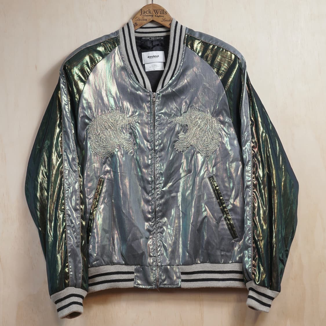 더블렛 홀로그램 수베니어 봄버자켓 상품이미지2