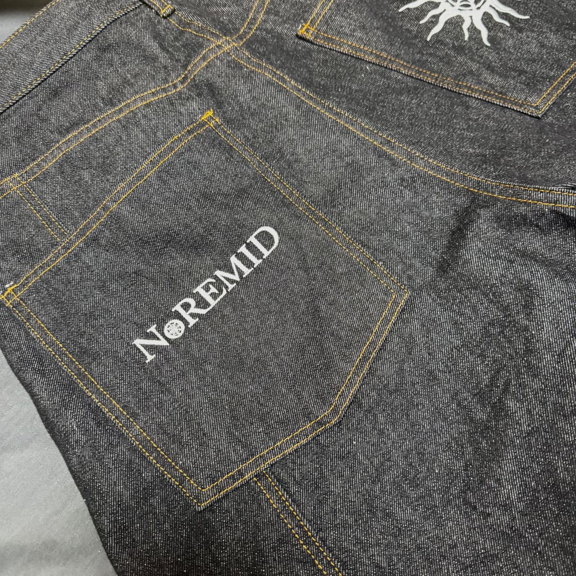 [L] Noremid 노레미드 데님 쇼츠 블랙 판매 상품이미지2
