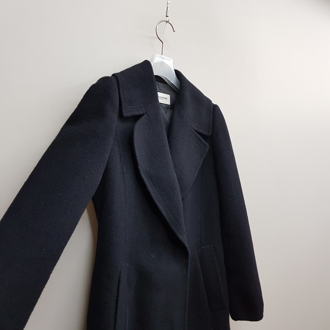모조에스핀 MOJO.S.PHINE 핸드메이드 울 롱코트 55사이즈 상품이미지3
