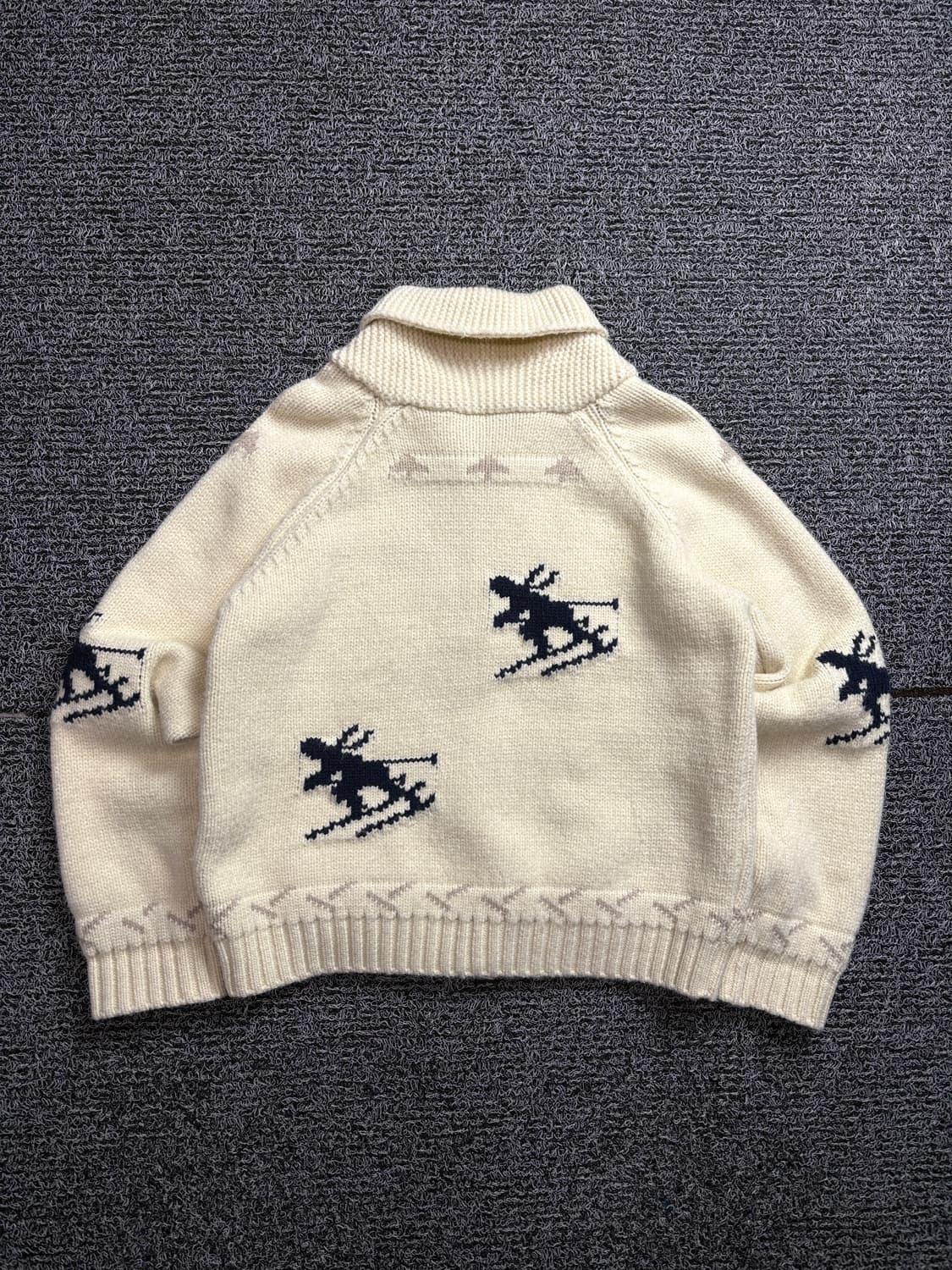 90s 일본 빈티지 코위찬 스웨터 집업 자켓 2171 상품이미지4