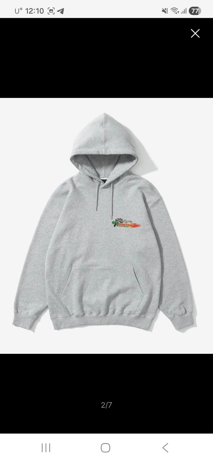 예스아이씨 프린팅 후드티 그레이예스아이씨 프린팅 후드티 입니다 구매 후  상품이미지2