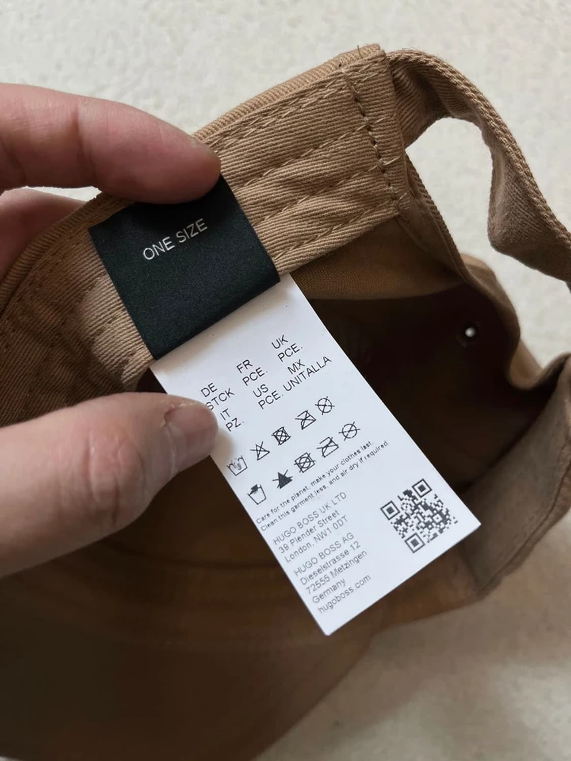 휴고보스 BOSS 23ALL 코튼 트윌 볼캡 A1753 상품이미지9