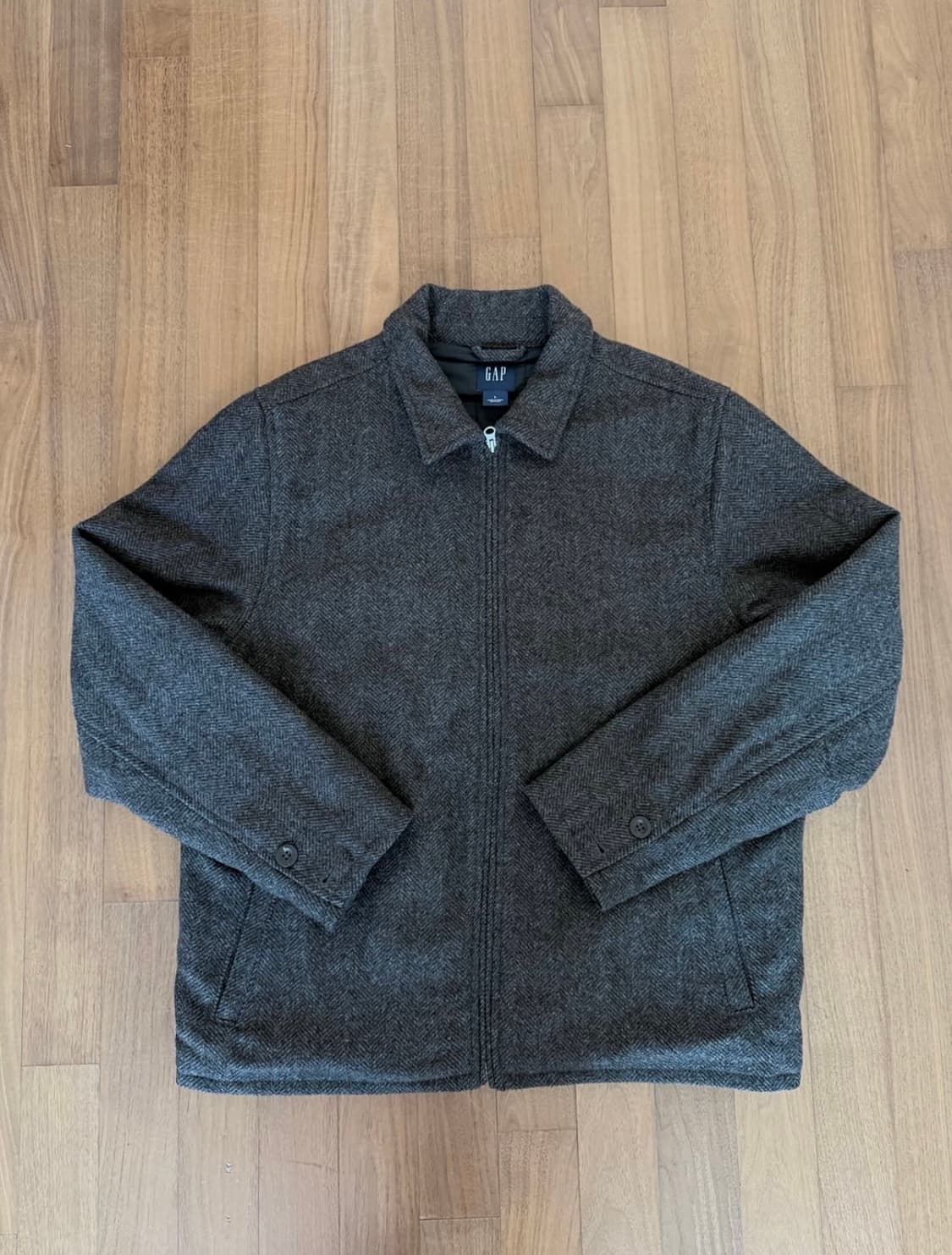 [L] Oo's Old Gap padded 헤링본 자켓  상품이미지1