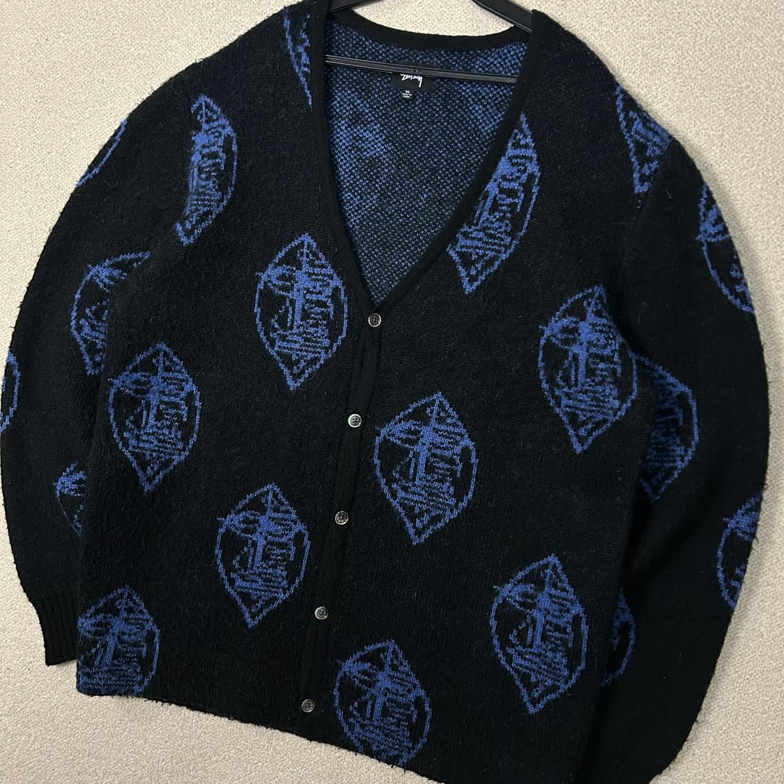  (XL) 스투시 모헤어 마스크 가디건  상품이미지2