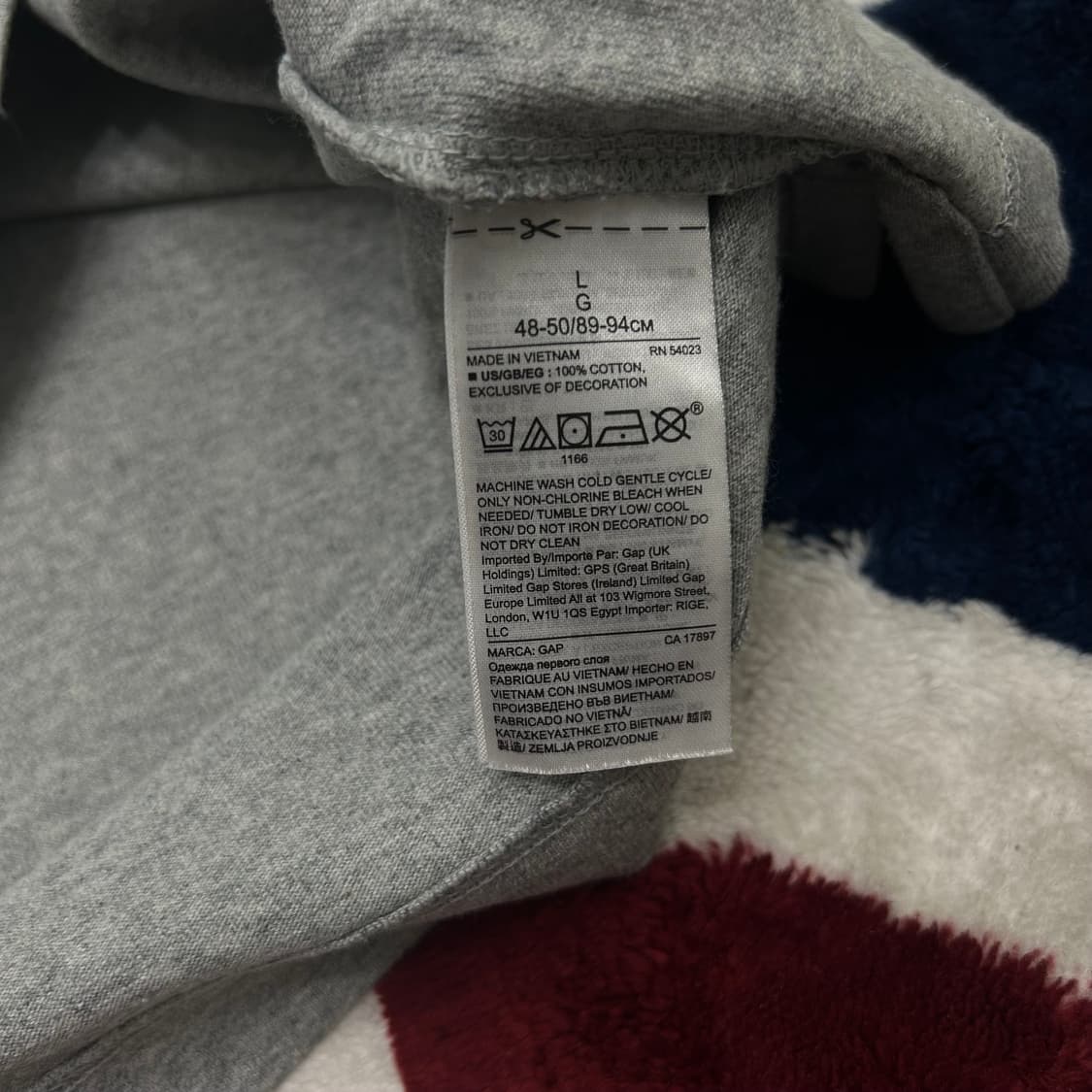 [L]GAP 로고 아치 반팔/그레이 상품이미지6