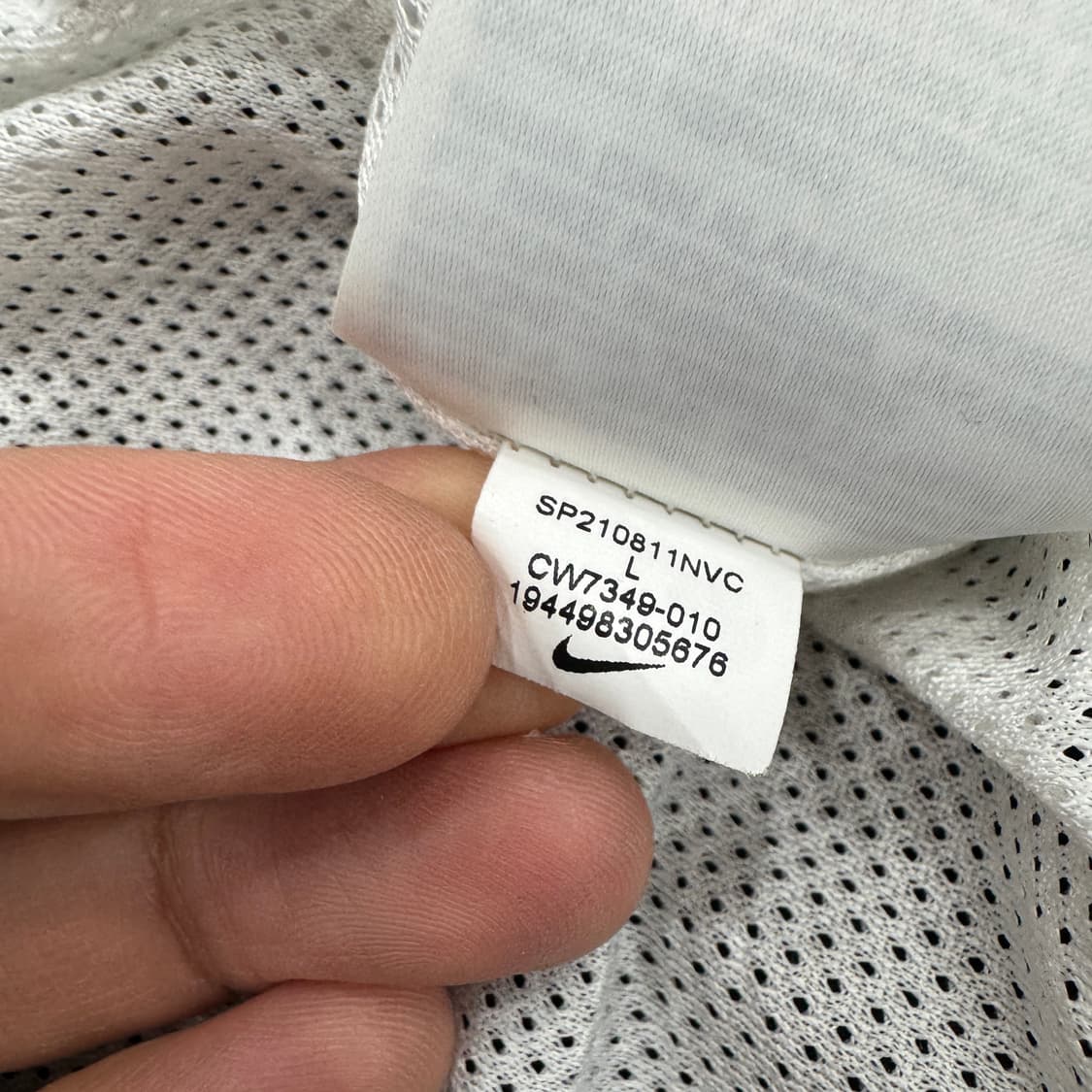 .L 나이키 스타팅파이브 빅로고 블랙 바람막이 자켓  상품이미지6