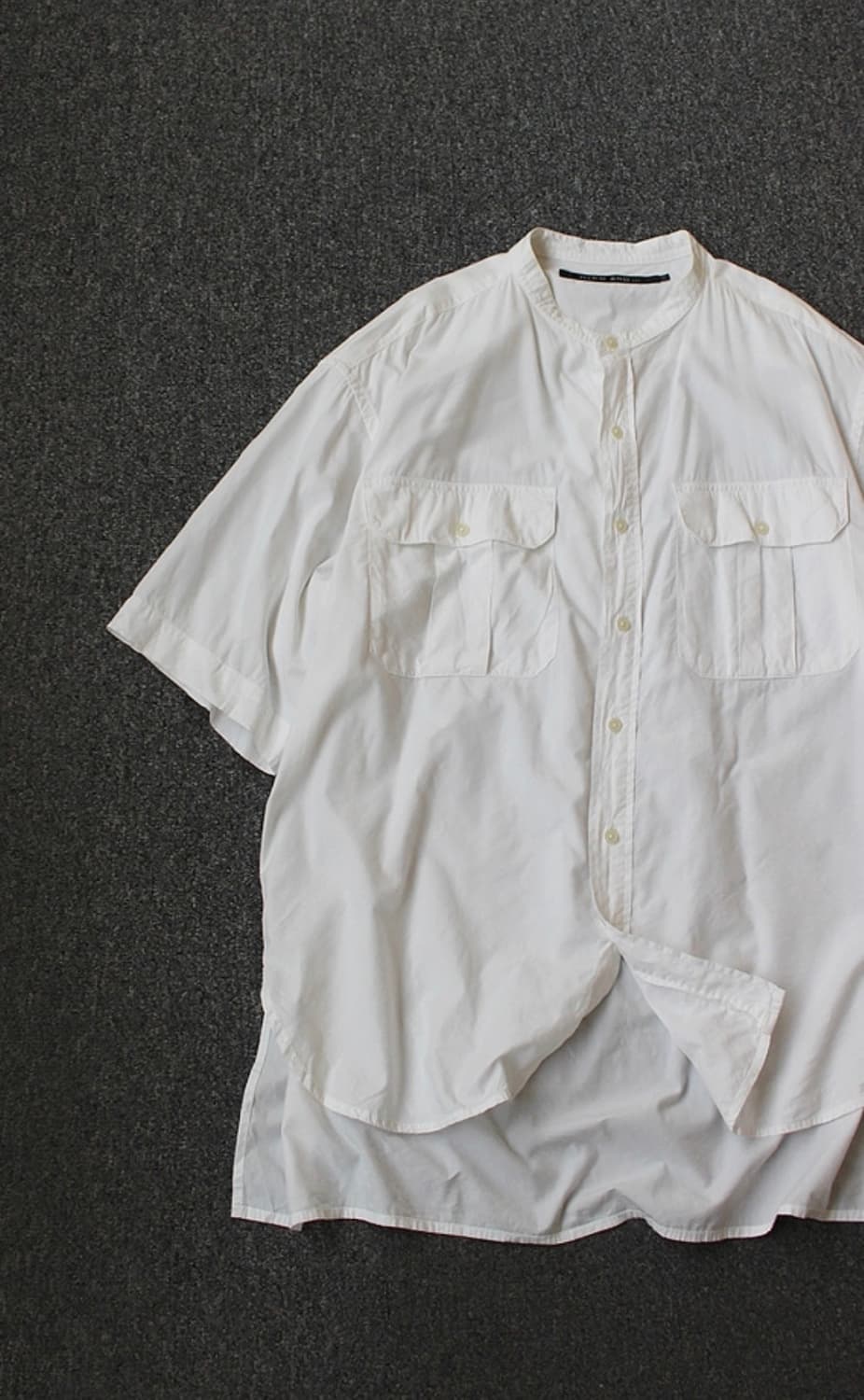 니코앤드 노카라 오버사이즈 반팔 셔츠 상품이미지3