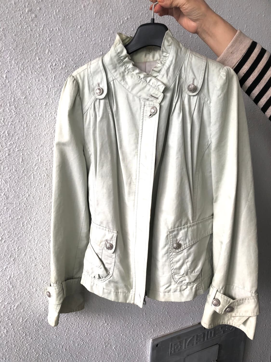 민트 레이스 자켓 상품이미지1