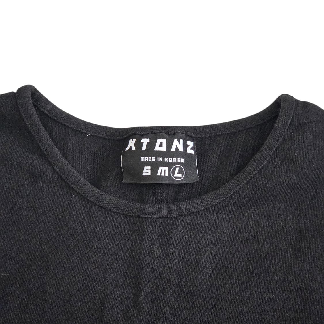 XTONZ 엑스톤즈 블랙 슬리브리스 민소매 티셔츠 상품이미지2