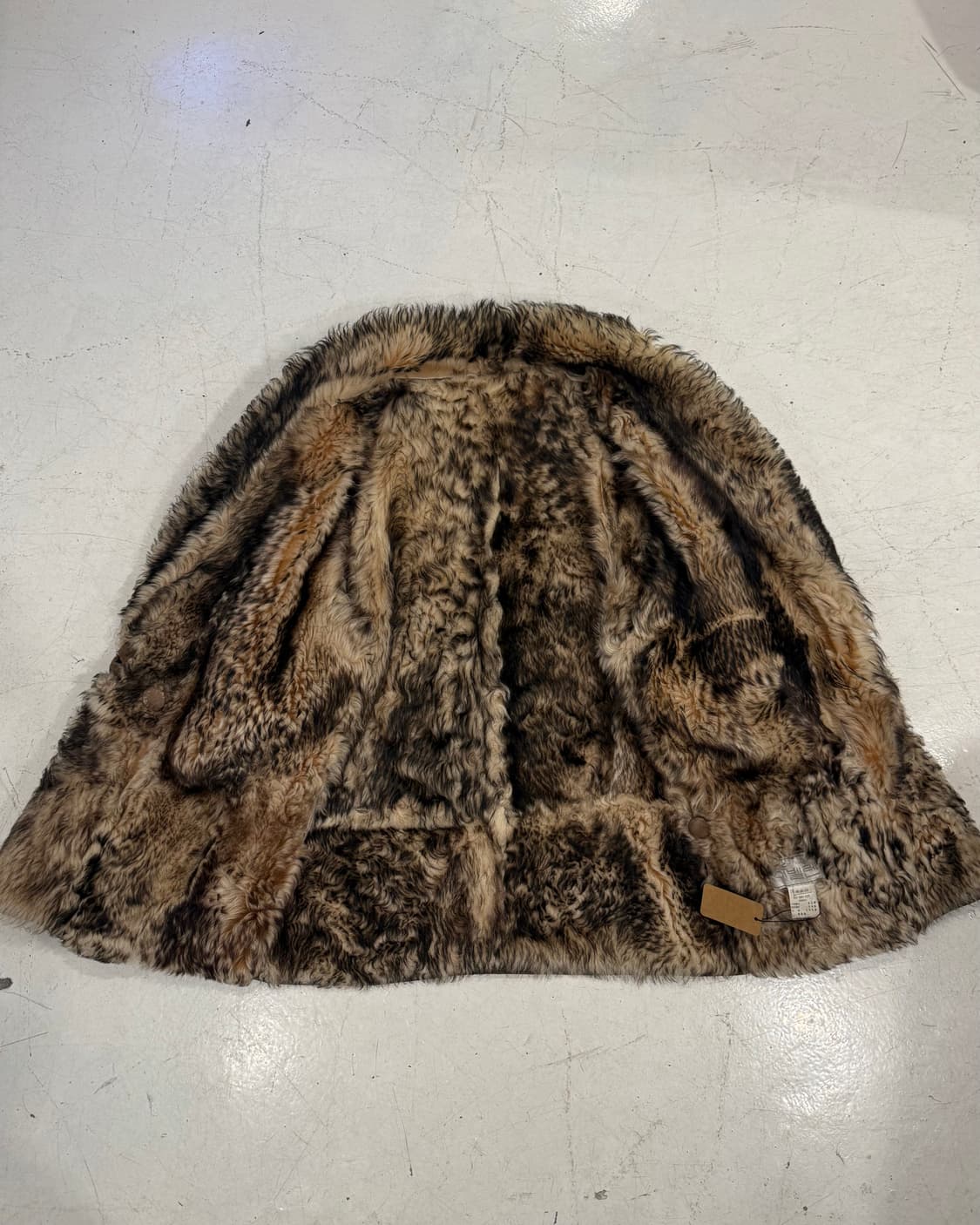 90s 이벨렌 양가죽 양털 무스탕 상품이미지4