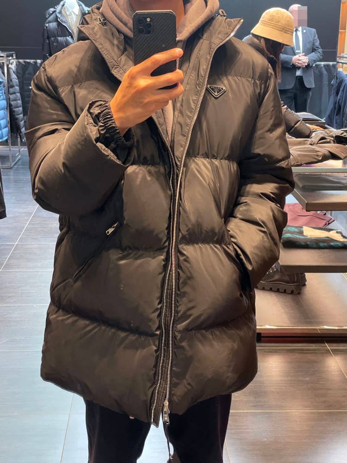 프라다 PRADA 23FW 구스다운 롱패딩 SGH073 M(105~) 상품이미지10