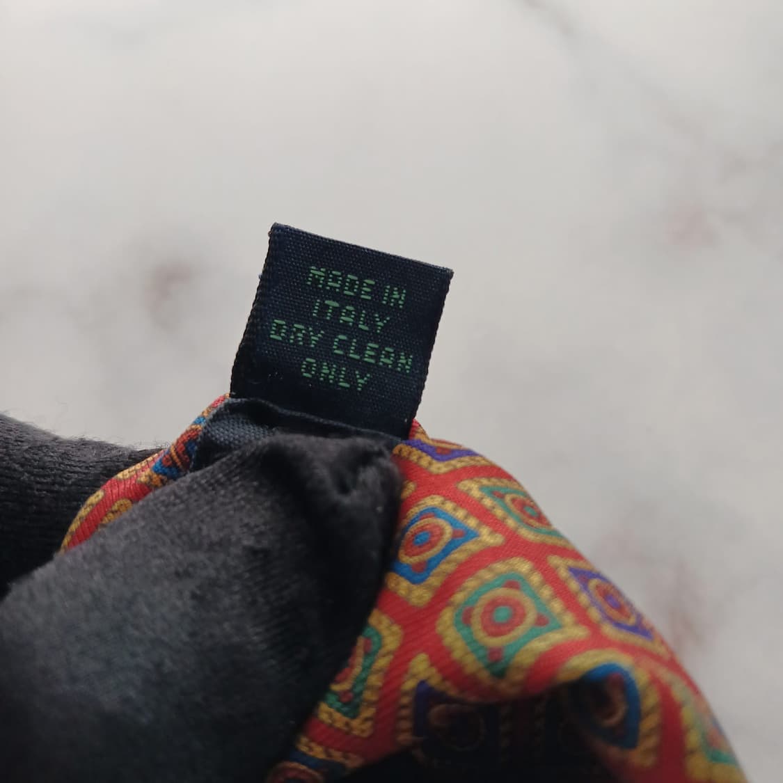 폴 스튜어트 실크 오렌지 기하 넥타이 9.7cm A+등급 A18668
 상품이미지8