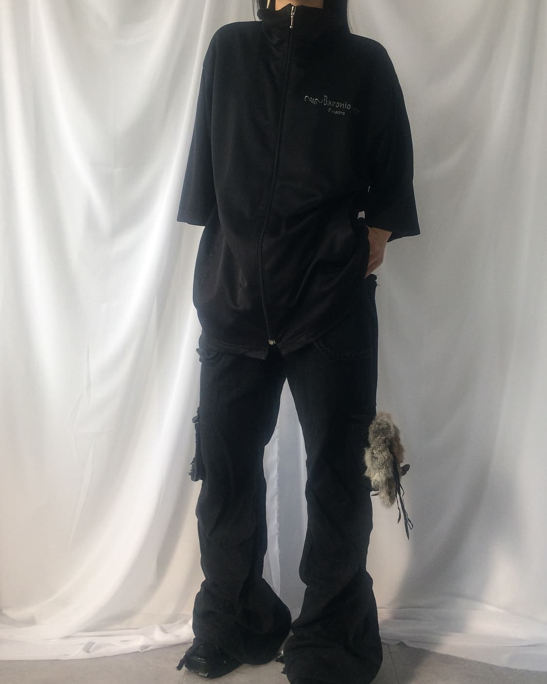 Back needle work point track zip up 상품이미지9