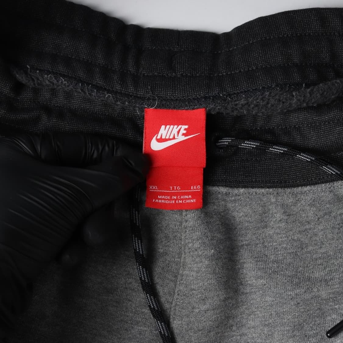 나이키 에어 배색 스웻 조거 팬츠 그레이 XXL 상품이미지6