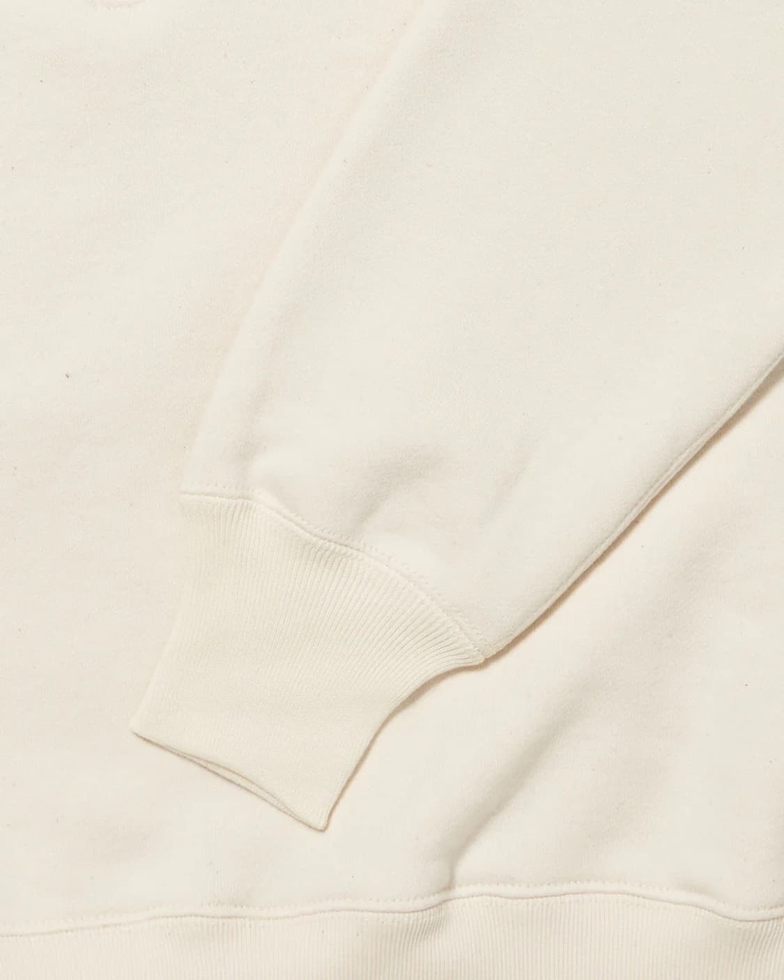 타이가 타카하시 LOT 611 하프 집업 스웨트 셔츠 아이보리 상품이미지4