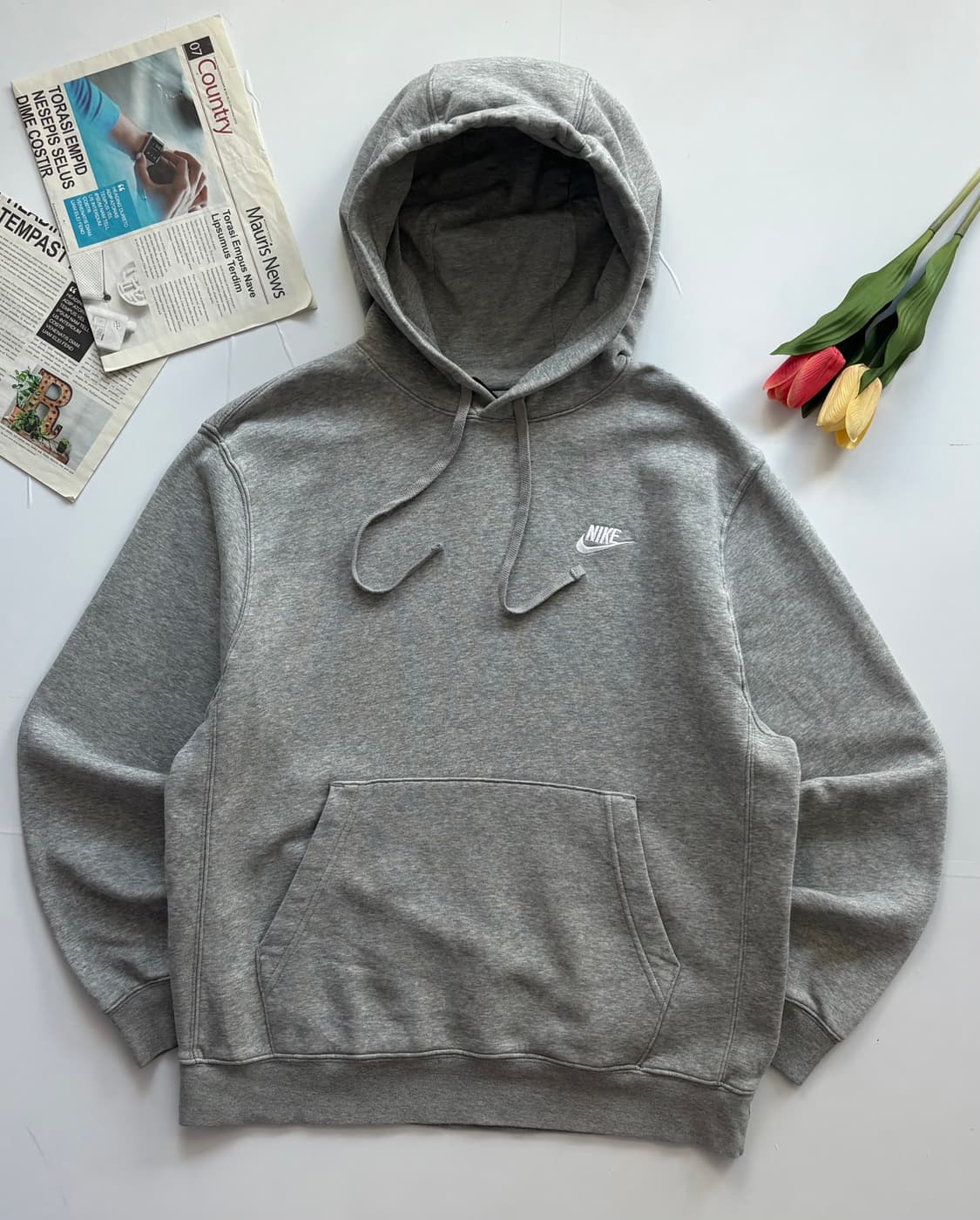 Nike 나이키 오버핏 그레이 후드티 상품이미지2