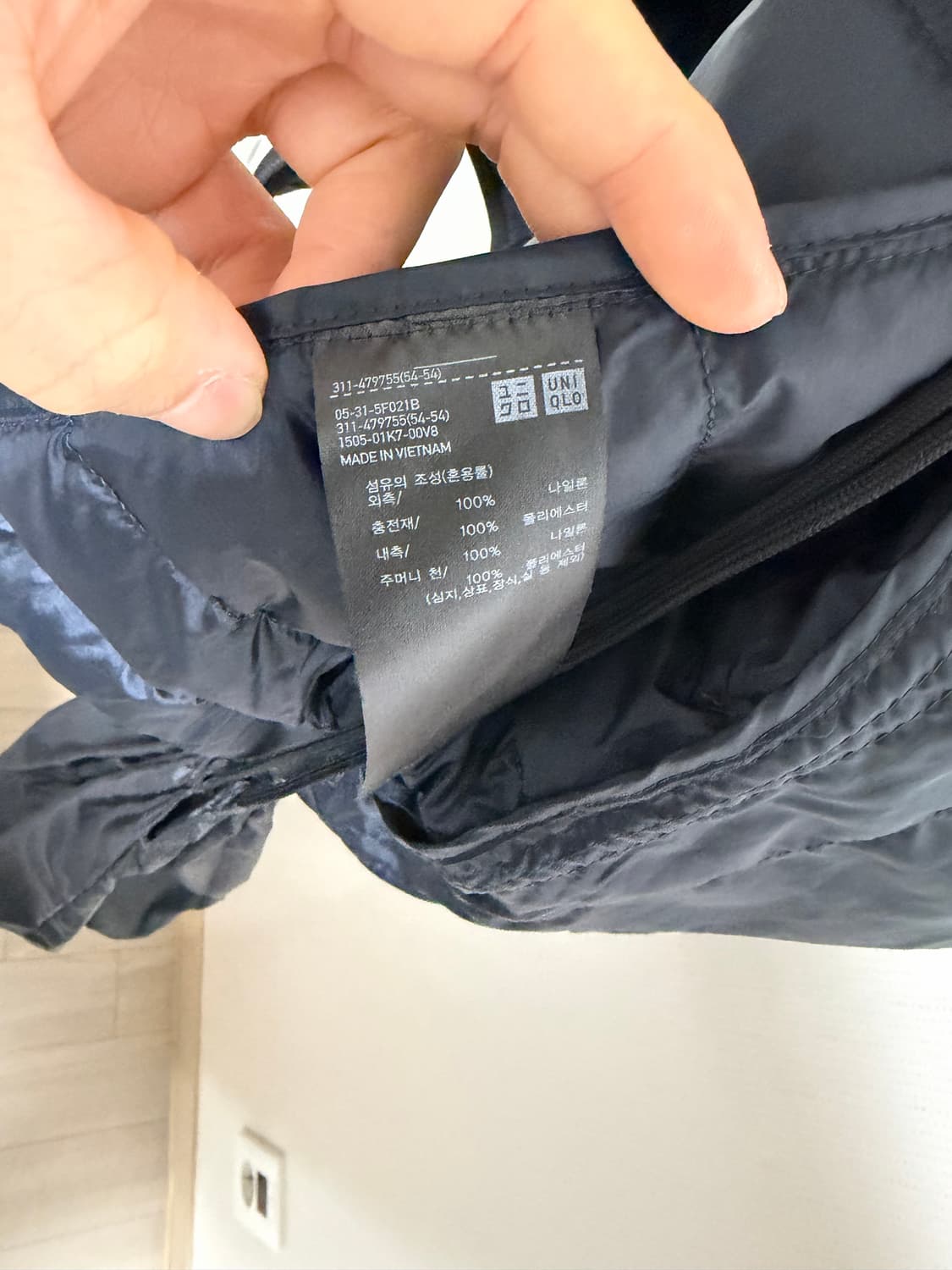 유니클로 퍼프테크 경량 패딩 M사이즈 상품이미지6