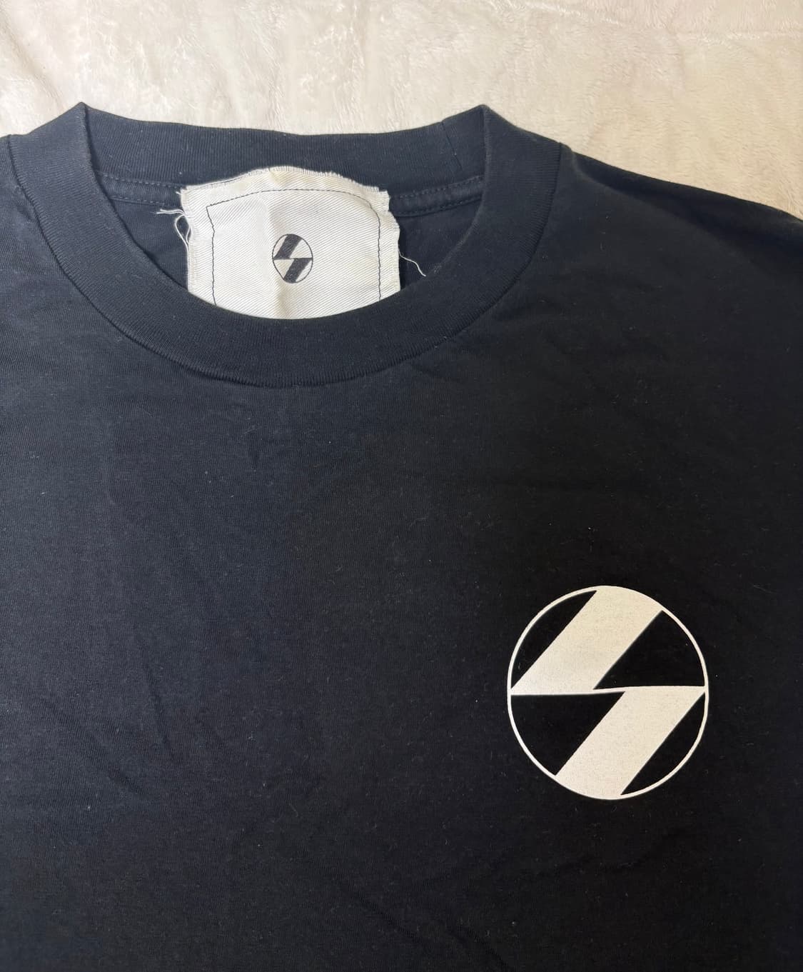 더셀비지스 오버핏 반팔 티셔츠 검흰 / os 상품이미지2