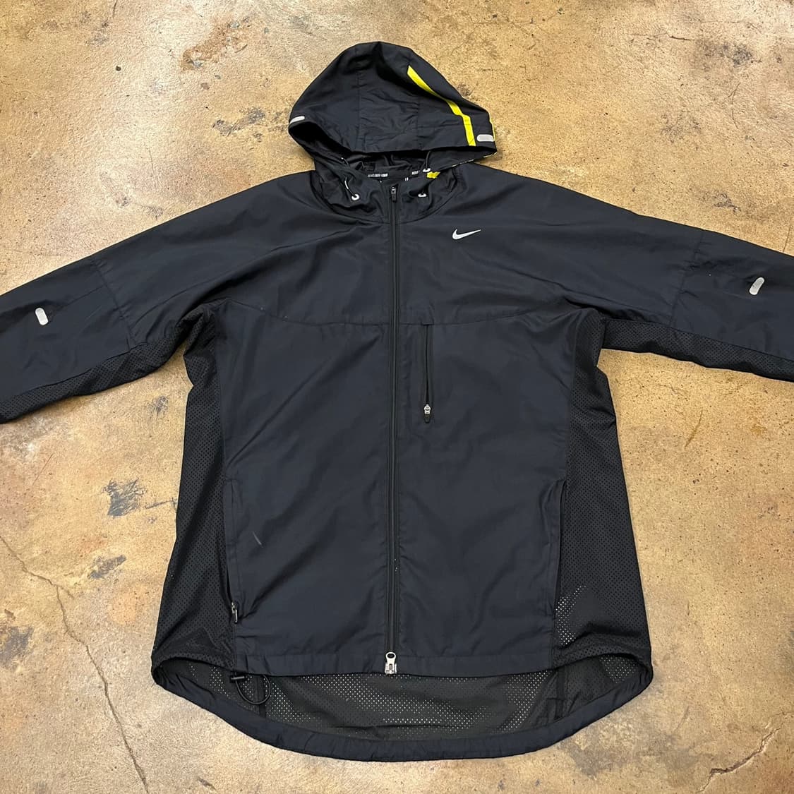 [정품/L] 나이키 블랙 바람막이 후드집업 b14 상품이미지3