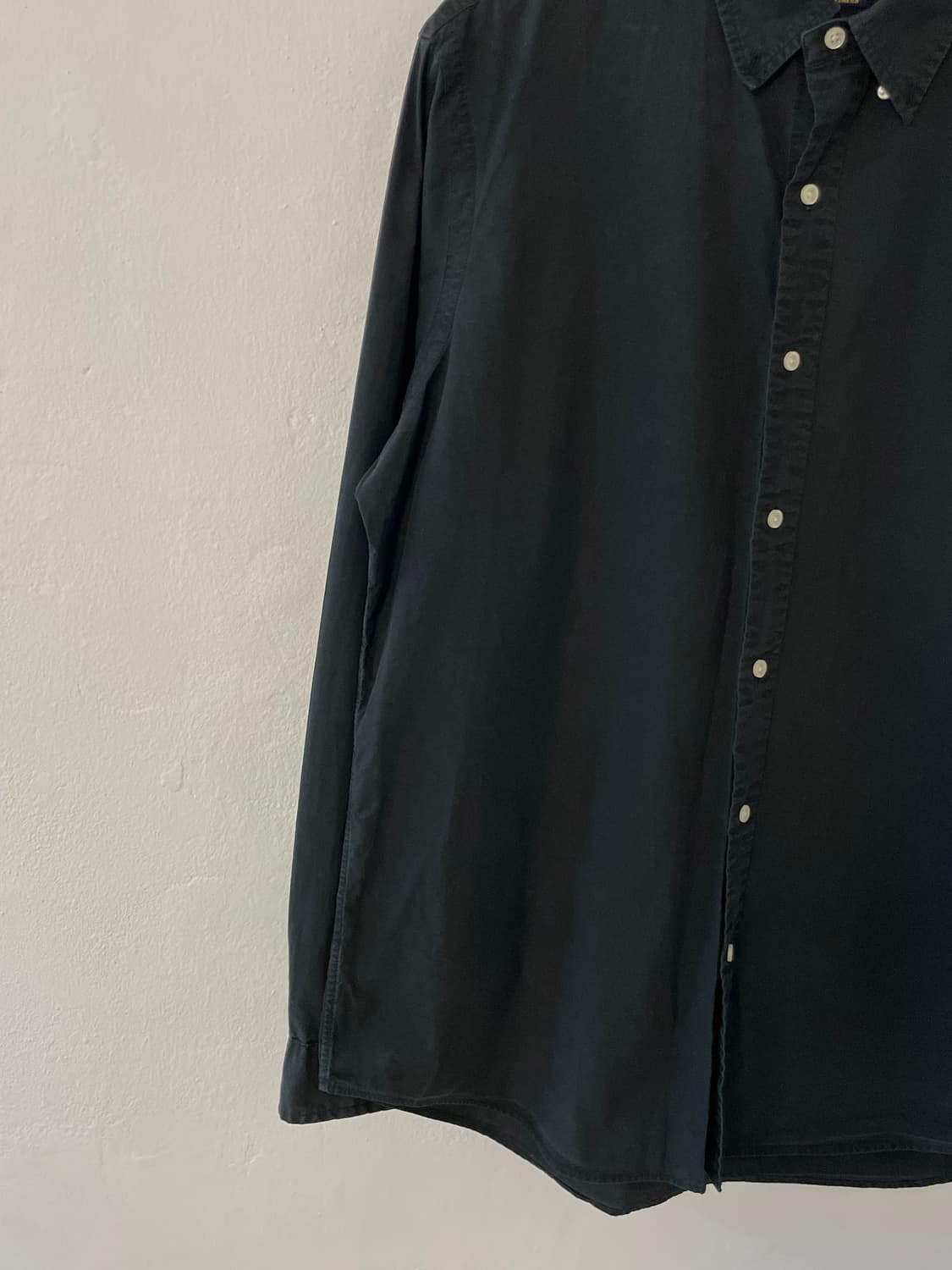 폴로 클래식핏 코튼 블랙 셔츠  상품이미지3