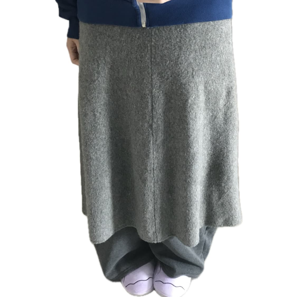 유니클로 레이어드 울스커트 M 상품이미지1