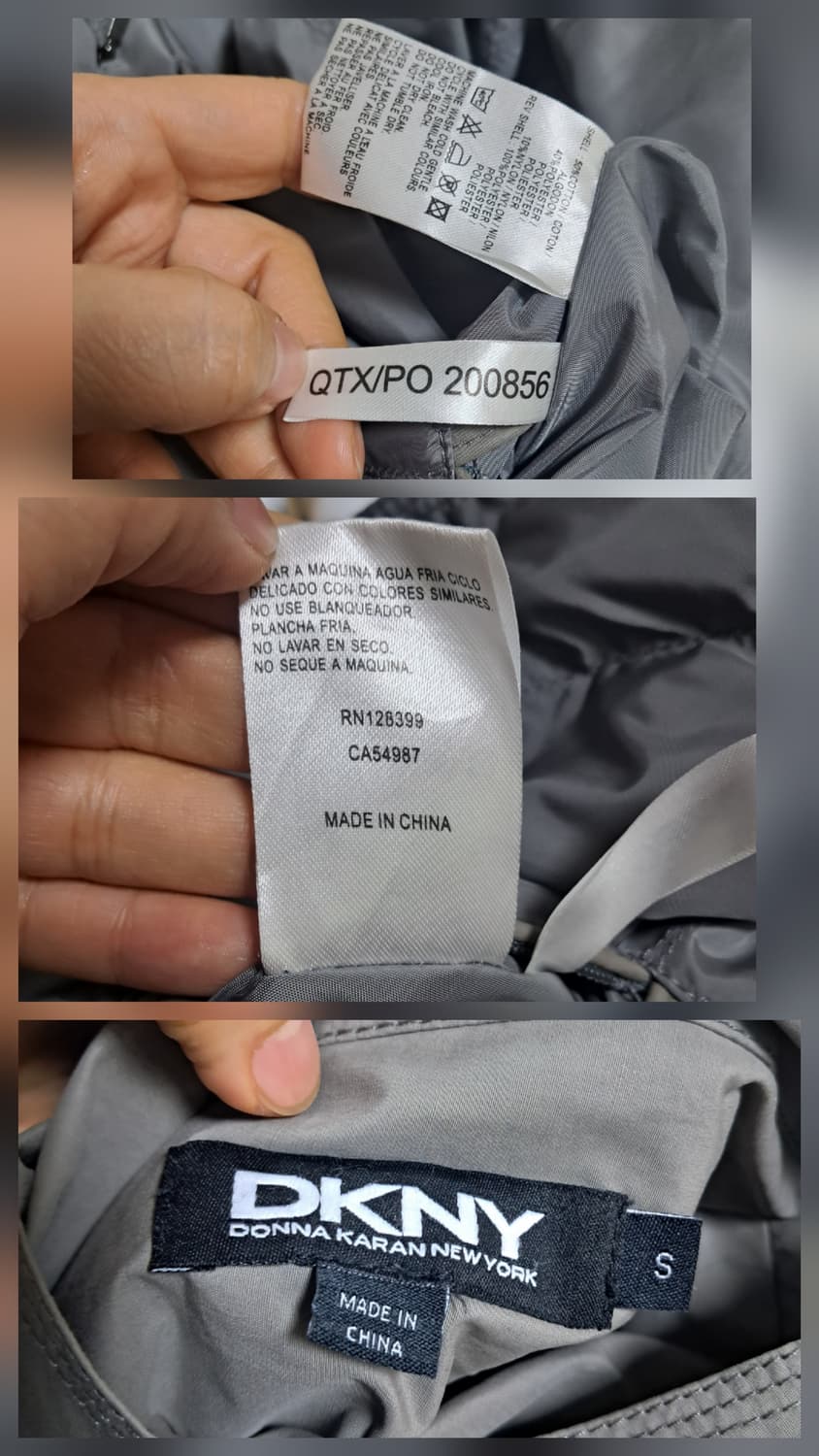 (상태최상)DKNY 남성 리버시블 트렌치코트 자켓 S 상품이미지10