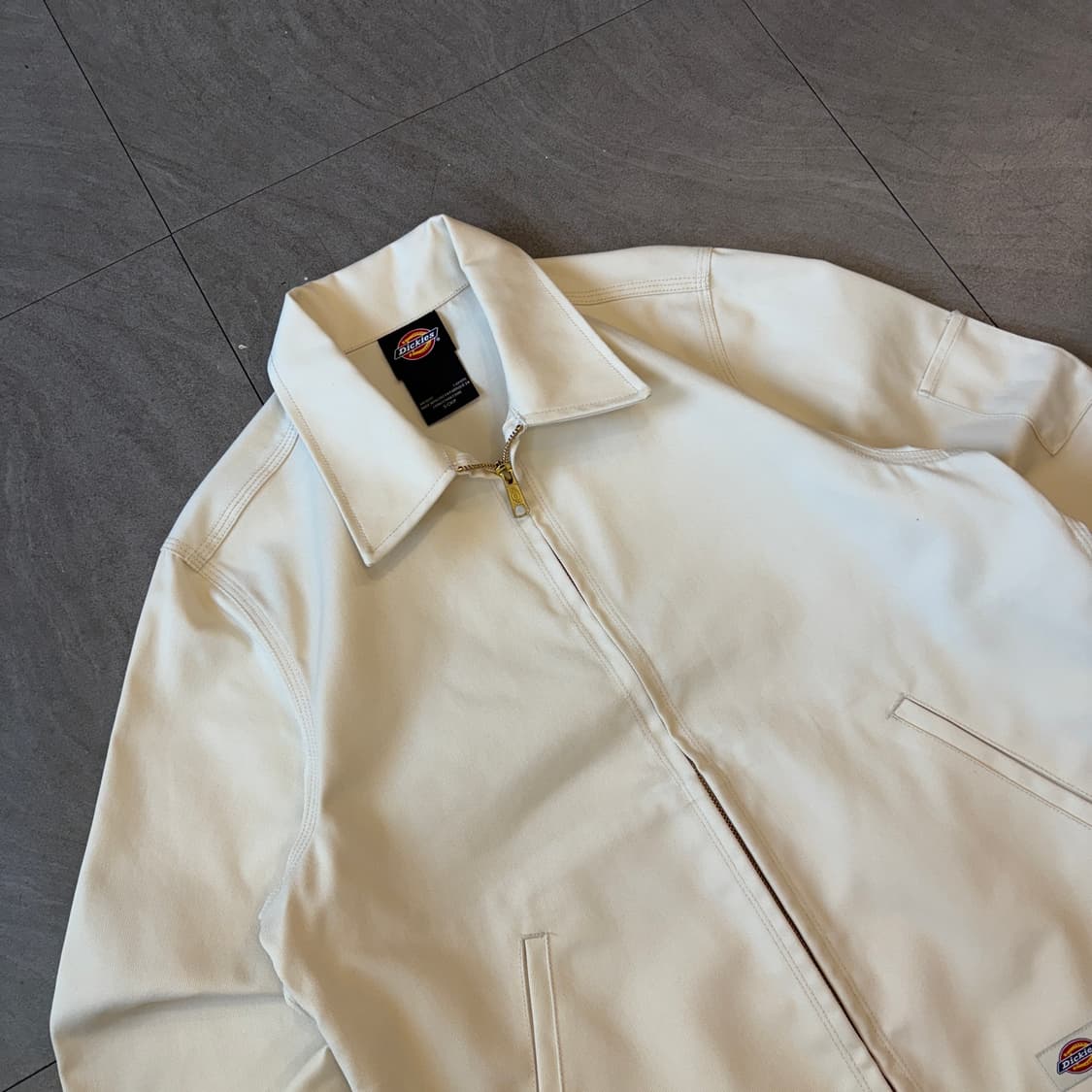 디키즈 정품 아이젠하워 화이트 워크 자켓  상품이미지2