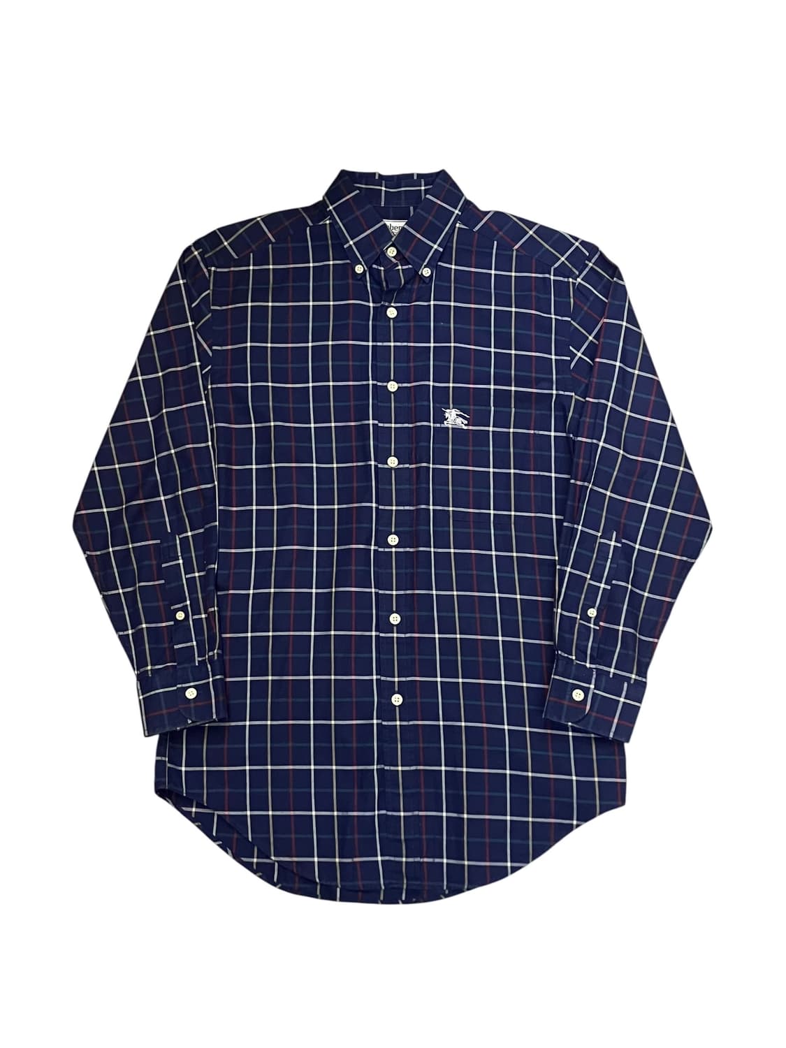 버버리 체크 셔츠 네이비 S #csz3626 상품이미지3