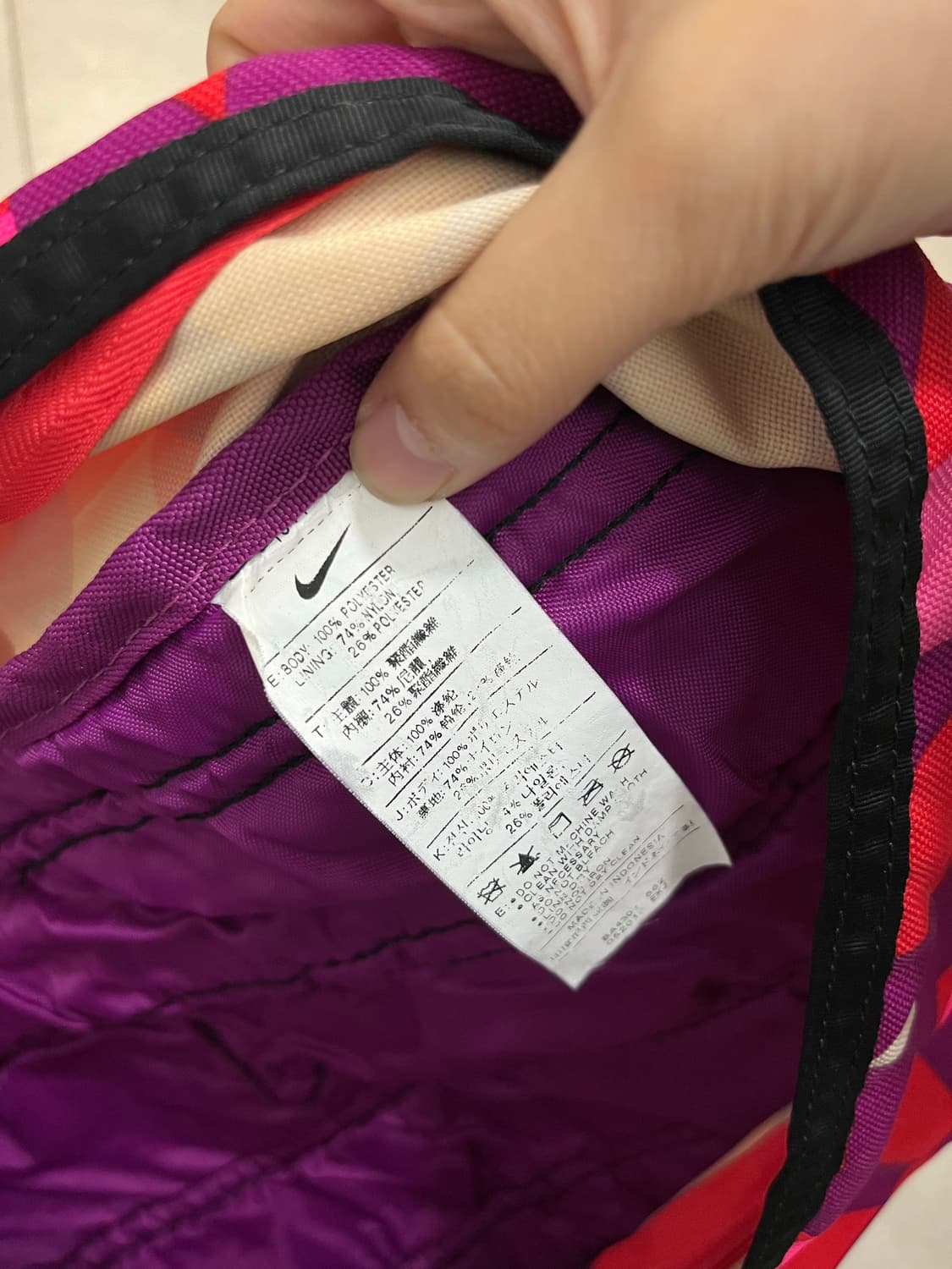 일본 나이키 로고패치 패턴 백팩 상품이미지10