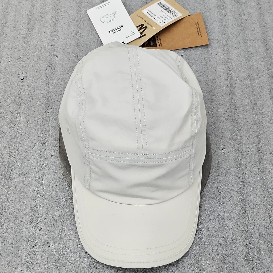미착용 신품 미니멀웍스 서플렉스 캠프캡 아이보리 프리사이즈 상품이미지1