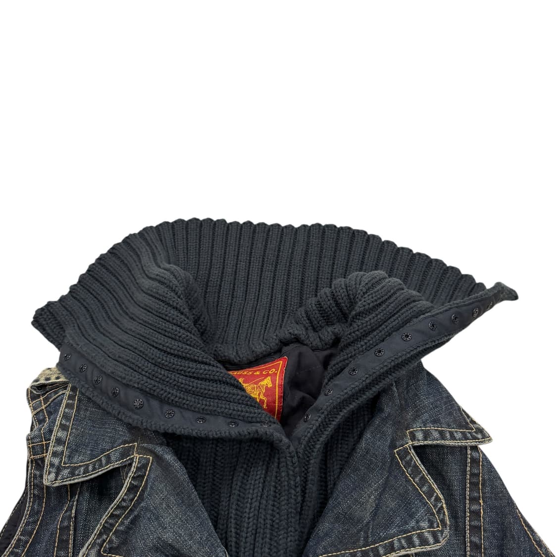 리바이스 빈티지 청 데님 워크 니트 베스트 Y2K 조끼 95 상품이미지3