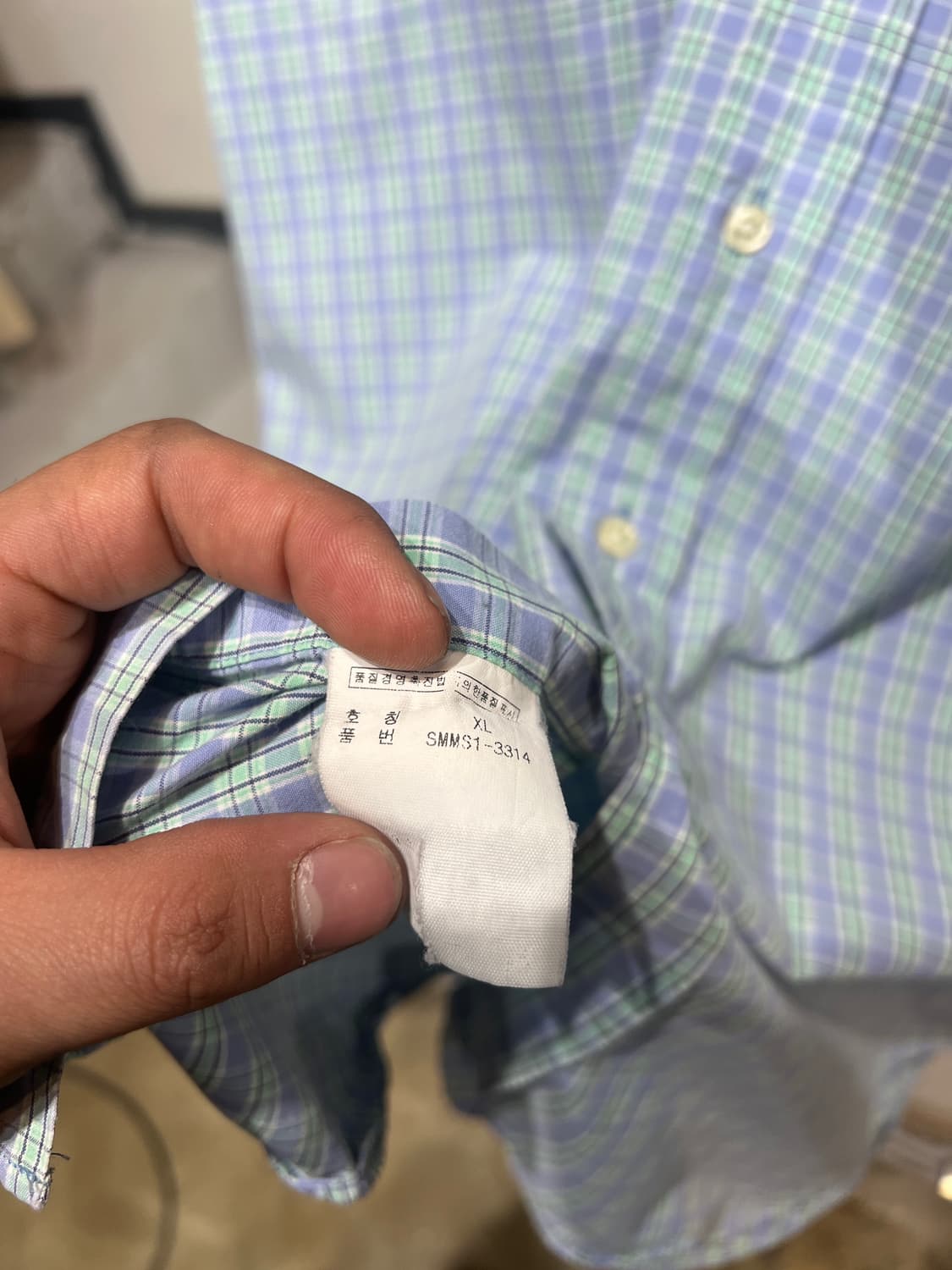 폴로 랄프로렌 체크 셔츠 상품이미지4