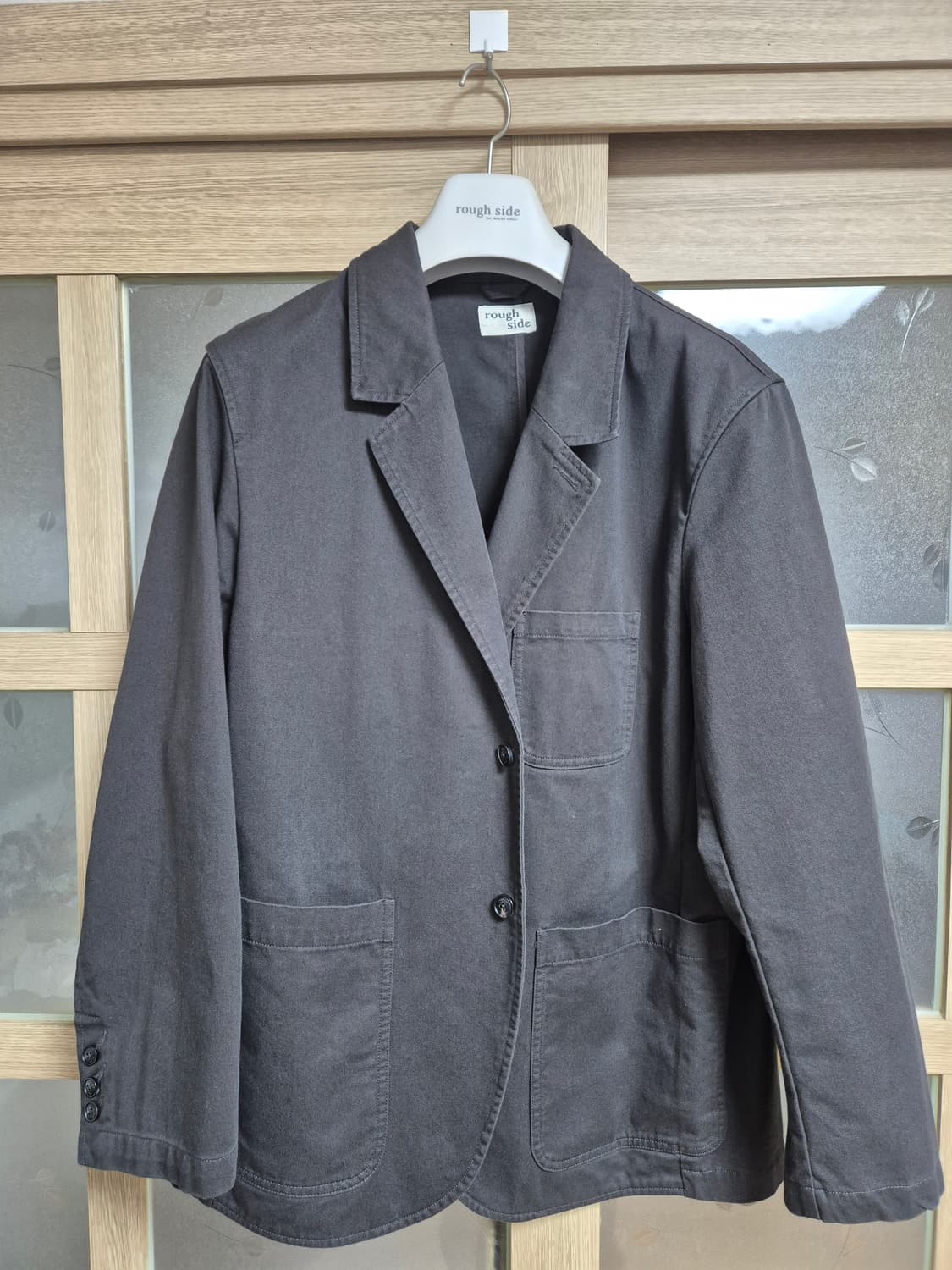 러프사이드 slob jacket charcoal, 3사이즈 상품이미지3