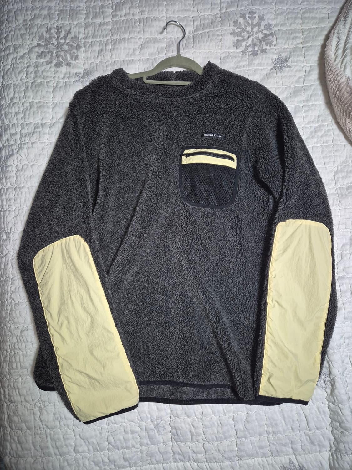 디스트릭트비전 플리스 풀오버 그레이 맨투맨 m 상품이미지1