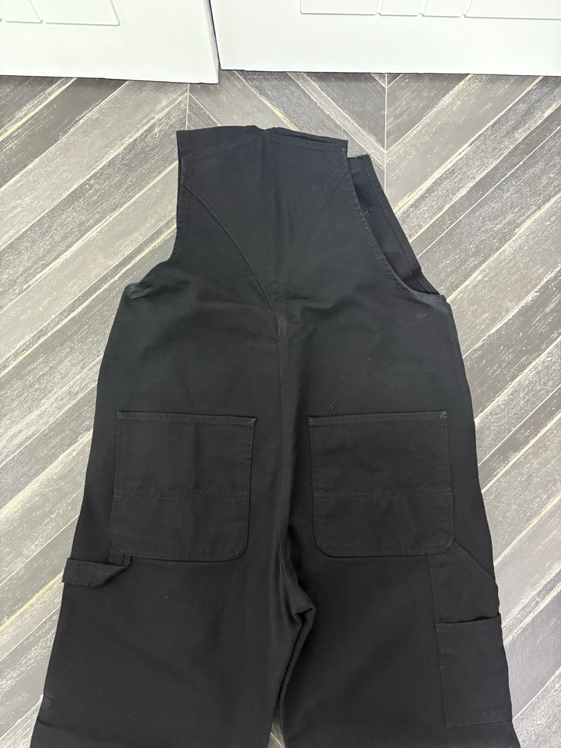 Carhartt bib overall black 칼하트 오버올 32x32 상품이미지3