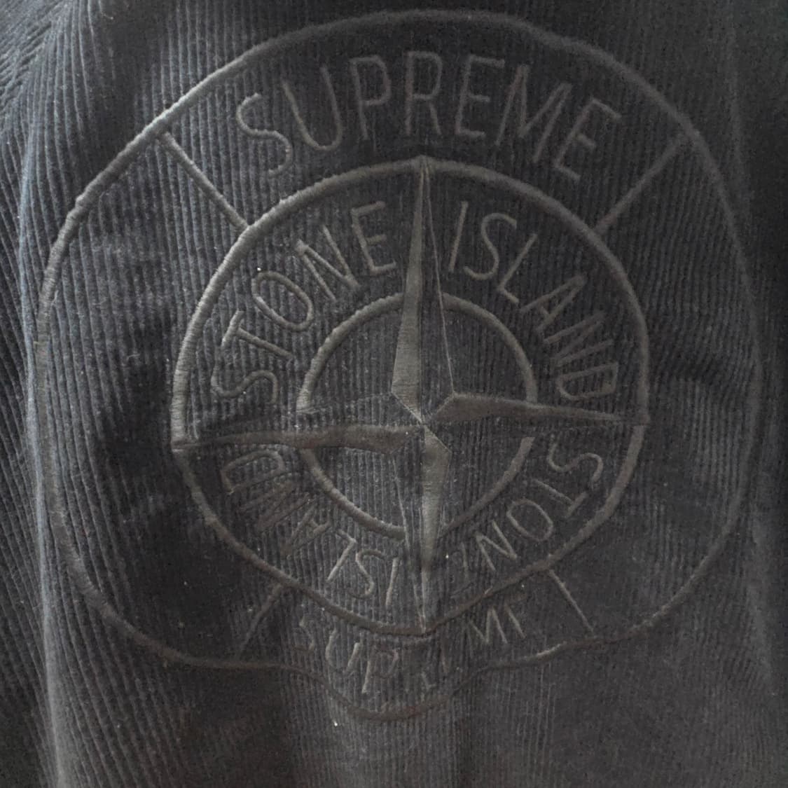 [정품/S] 20FW 슈프림 x 스톤아일랜드 코듀로이 자켓 네이비 상품이미지6