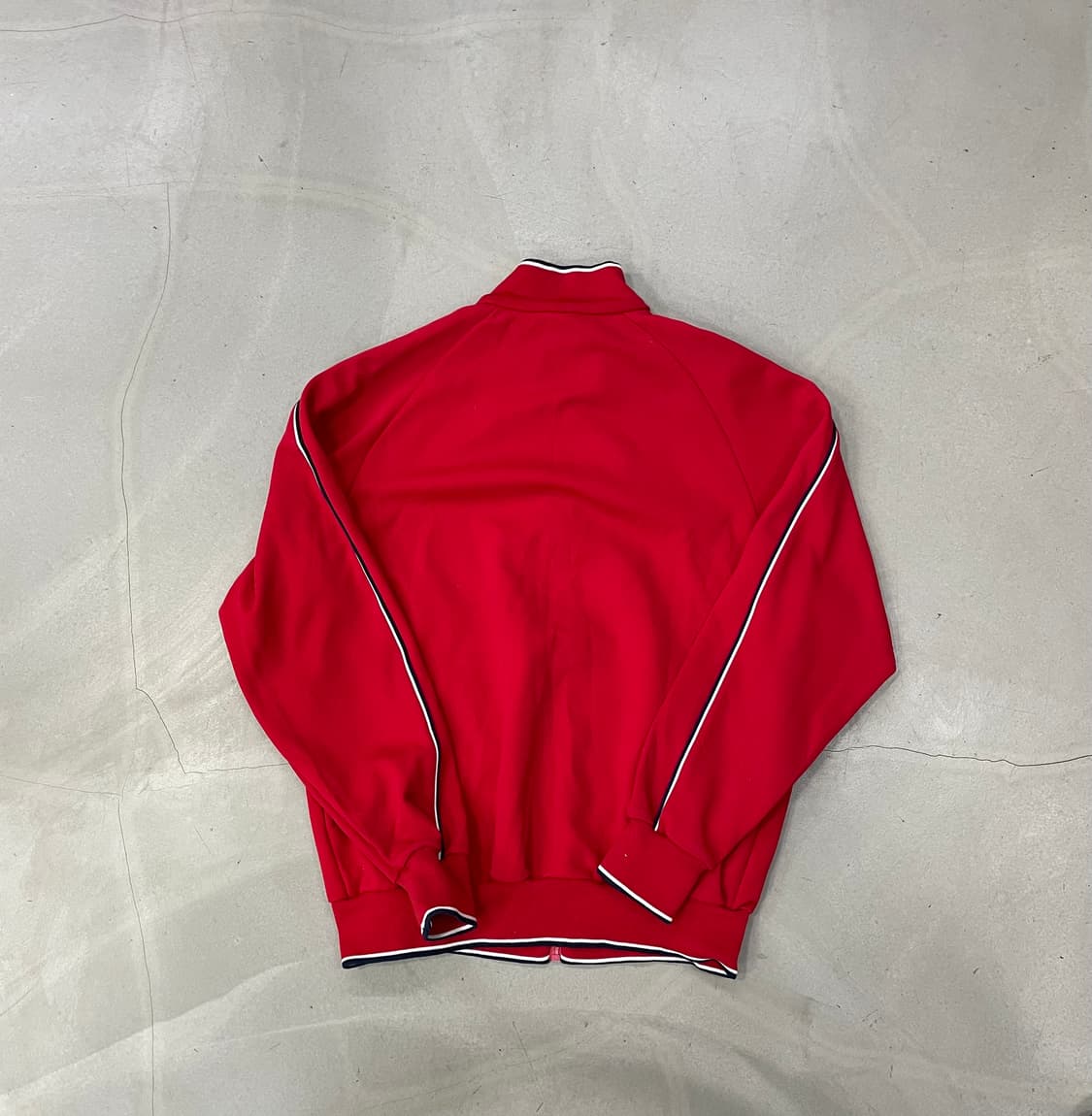 80s 아디다스 서독 빈티지 레드 트랙탑 상품이미지3