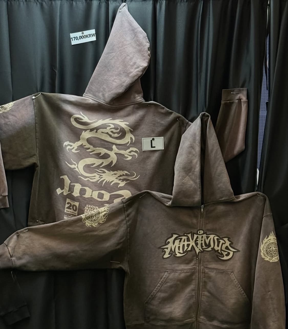 트래비스 스캇 내한 md 집업 상품이미지1