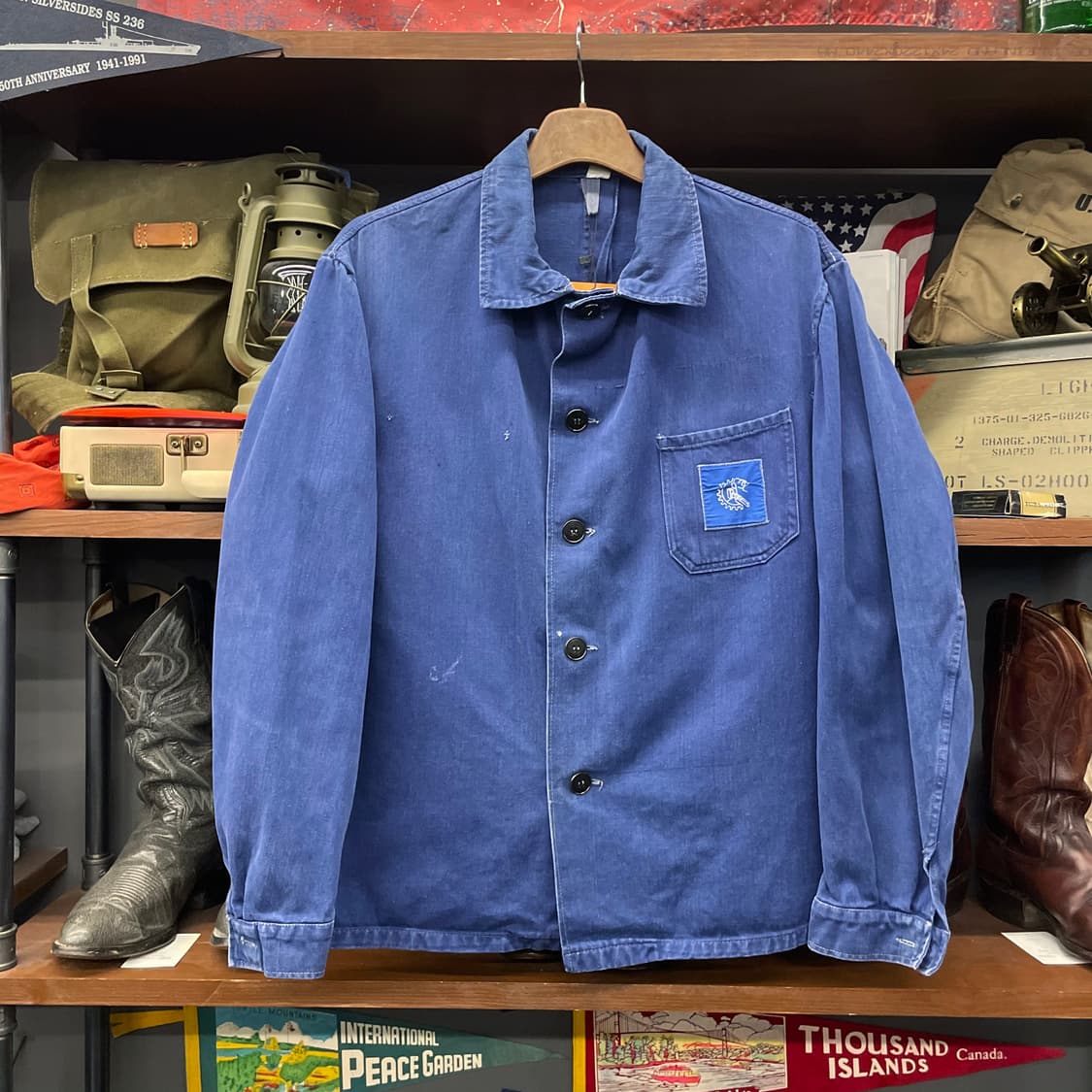 60s 프렌치 워크 자켓 / 빈티지 초어 자켓 워크 웨어 상품이미지1