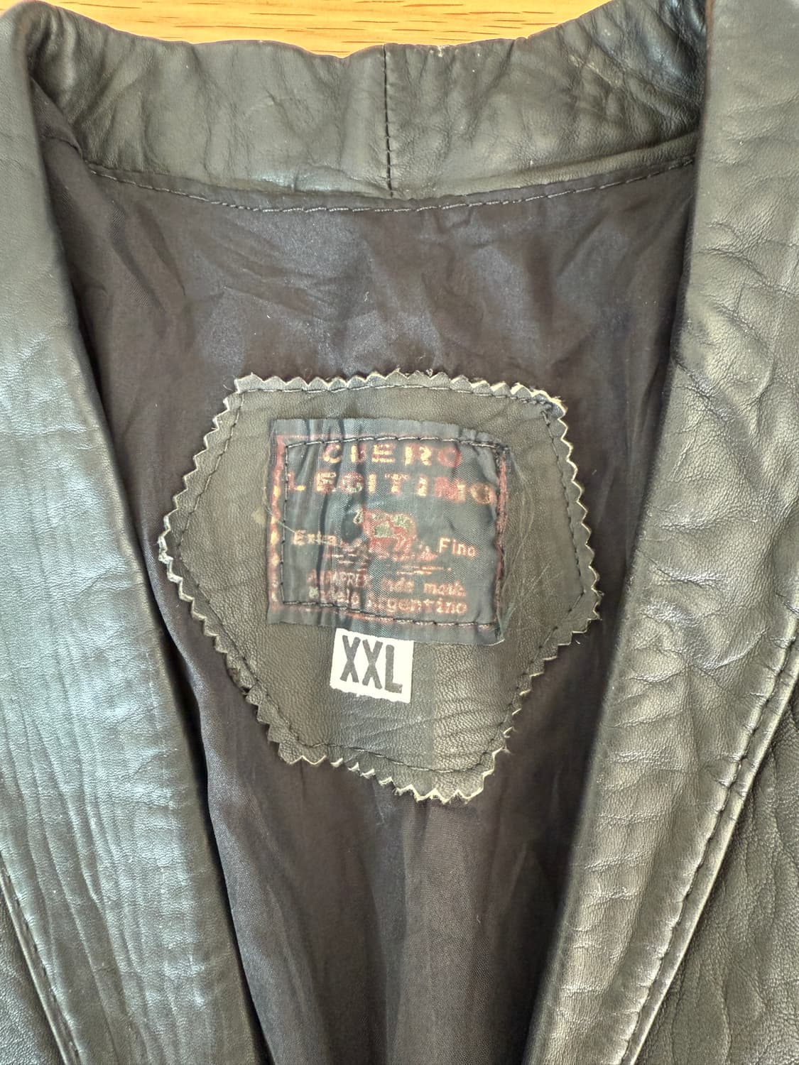 Pre owned 빈티지 레더자켓 상품이미지10