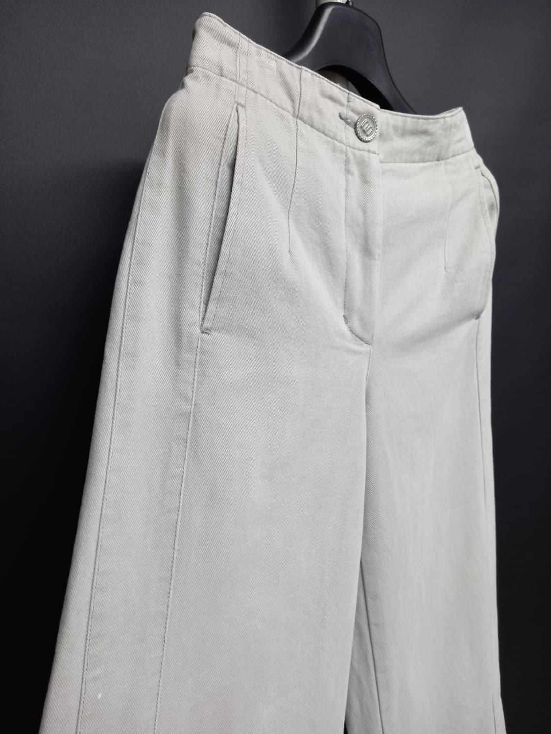 마인 MINE 춘하추 9부 와이드통핏 데님팬츠 33.44 상품이미지5